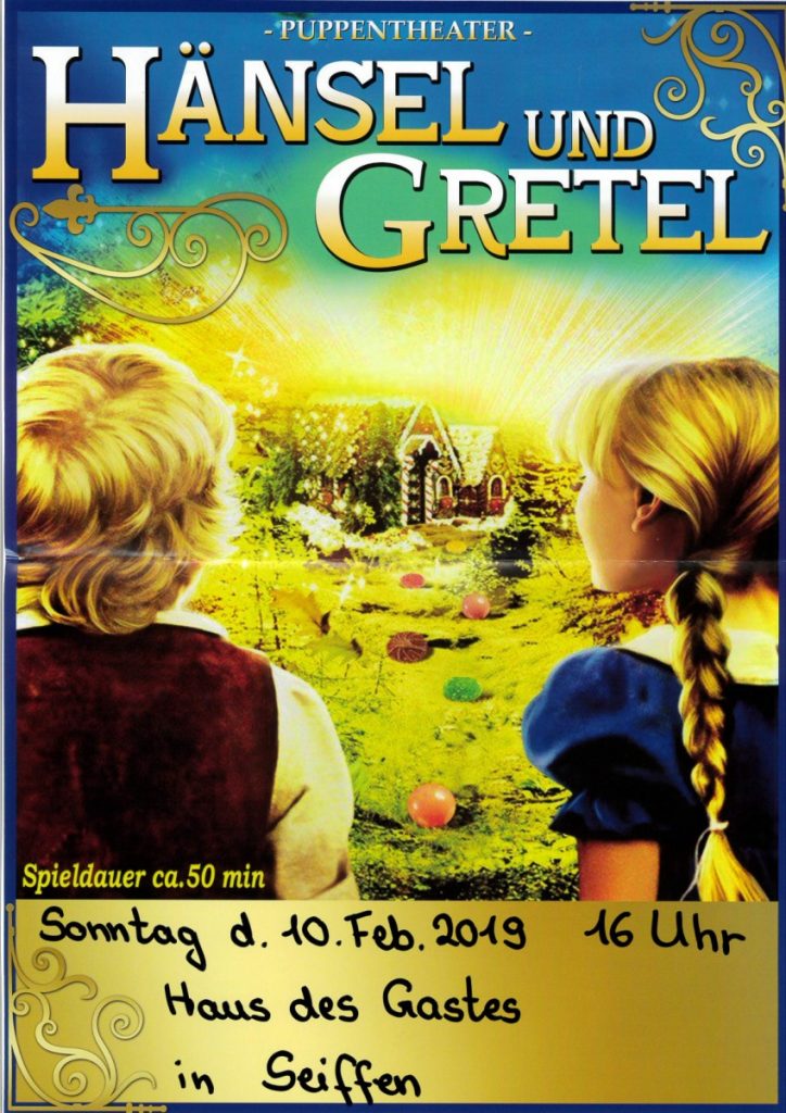 Puppentheater Brumbach „Hänsel und Gretel“ am 10.Februar 2018 2