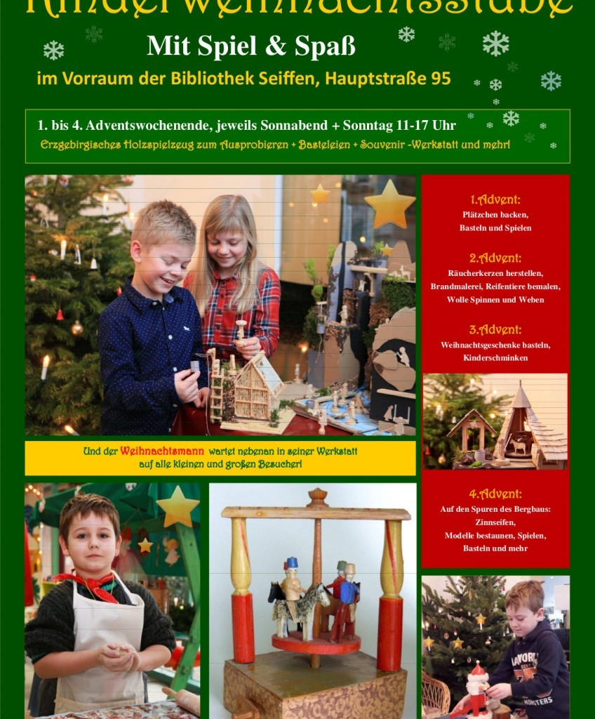 Kinder Weihnachtsstube 30.November-22.Dezember 2019 1