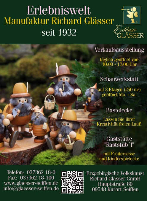 Erzgebirgische Volkskunst Richard Glässer Gmbh Boîte À Musique Seiffen