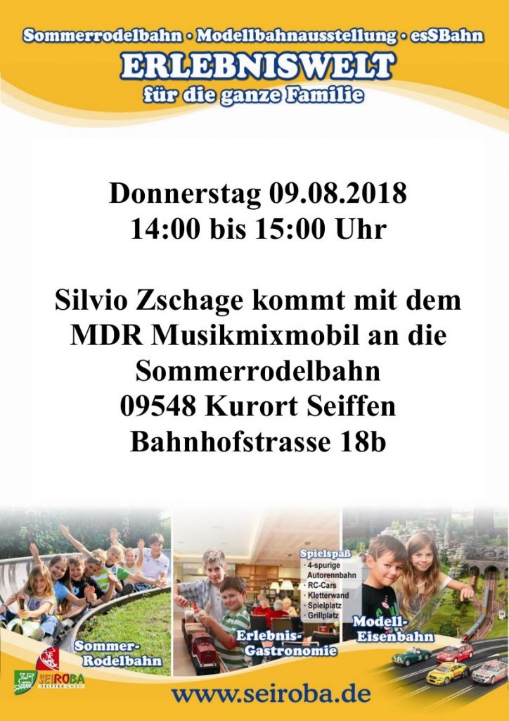 MDR Musikmixmobil an der Sommerrodelbahn am 09.August 2018 4