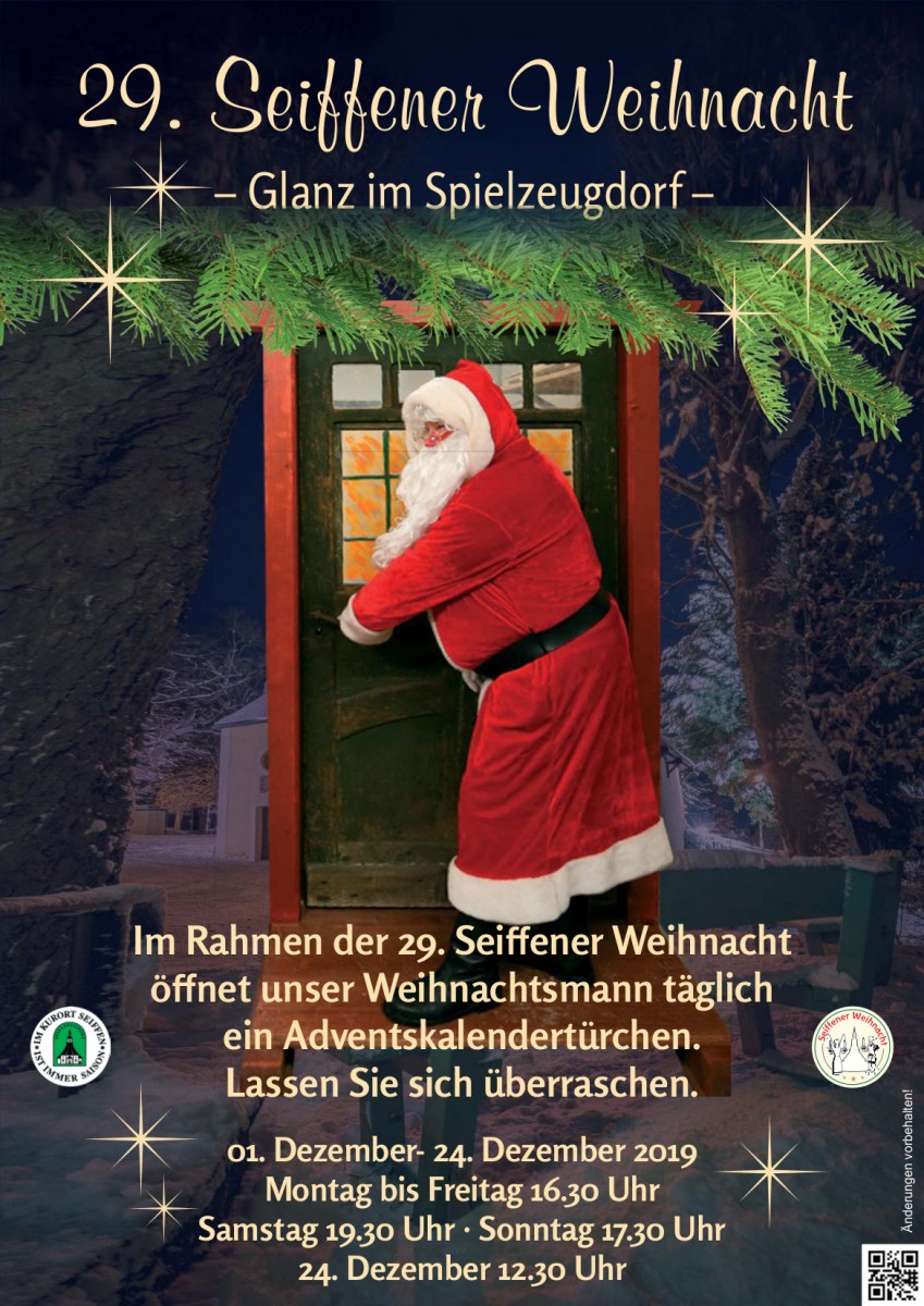 Adventskalendertürchen 01.-24.Dezember 2019 2