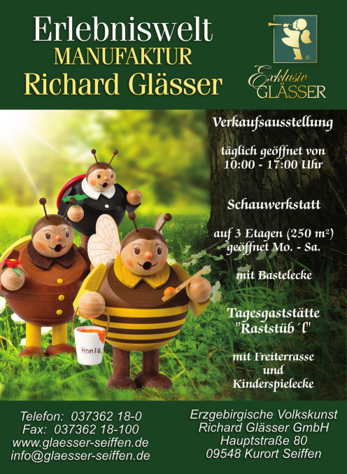 Spielzeugdorf Kurort Seiffen 24 Basteln in der Erlebniswelt Richard Glässer @ Erlebniswelt | Kurort Seiffen/Erzgeb. | Sachsen | Deutschland