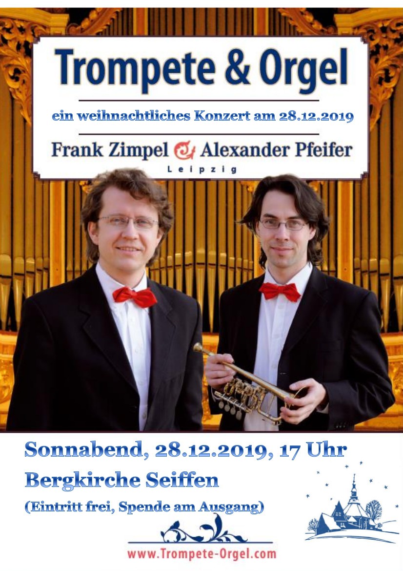 Weihnachtliche Musik für Trompete und Orgel in der Bergkirche am 28. Dezember 2019 3