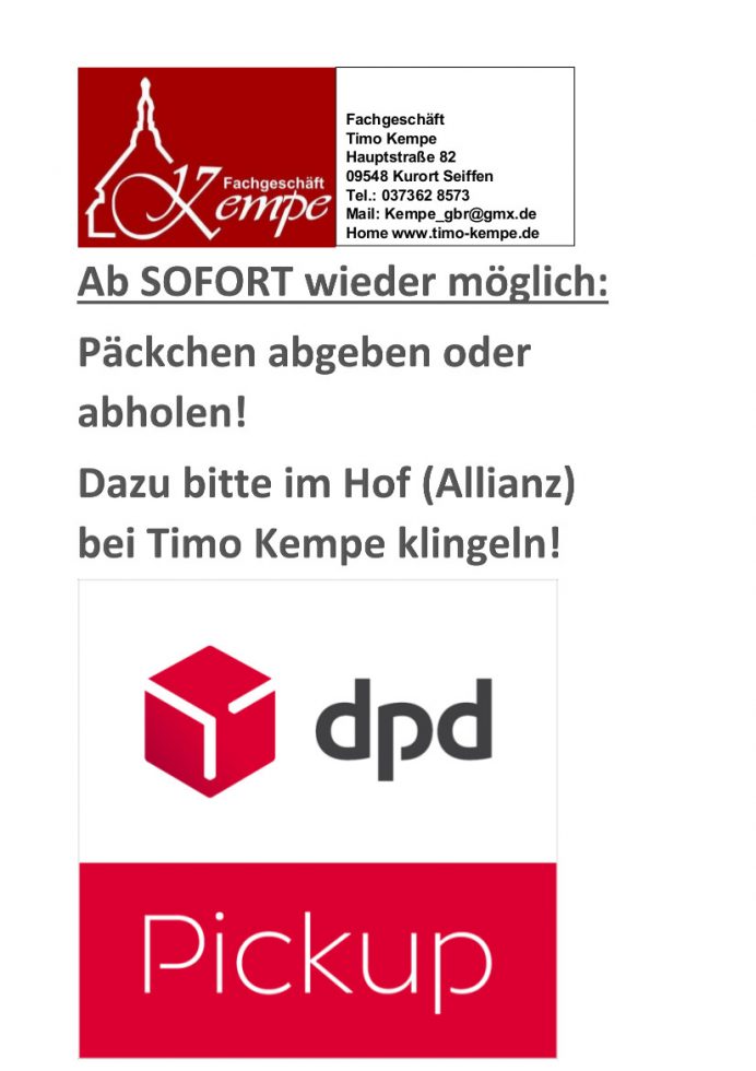 DPD Abholung-Fachgeschäft Kempe 2