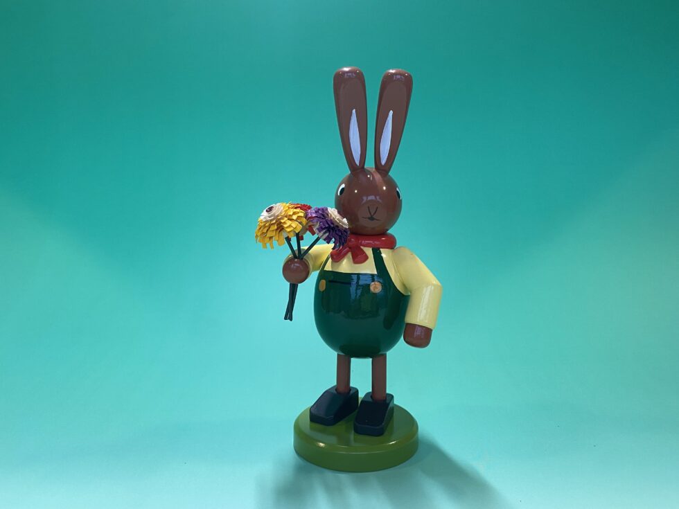 Hase mit Blumenstrauß 1 Hase mit Blumenstrauß 1