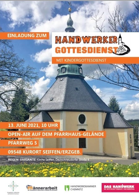 13.06.2021 Handwerker Gottesdienst in der Bergkirche Seiffen