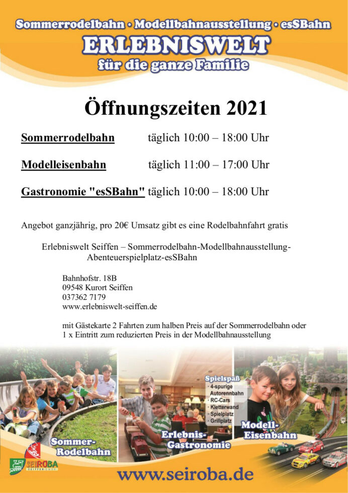 Öffnungszeiten Sommerrodelbahn 1 Öffnungszeiten Sommerrodelbahn 1