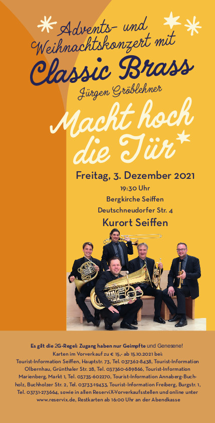 Spielzeugdorf Kurort Seiffen 40 ENTFÄLLT CLASSIC BRASS in der Bergkirche @ Bergkirche | Kurort Seiffen/Erzgeb. | Sachsen | Deutschland