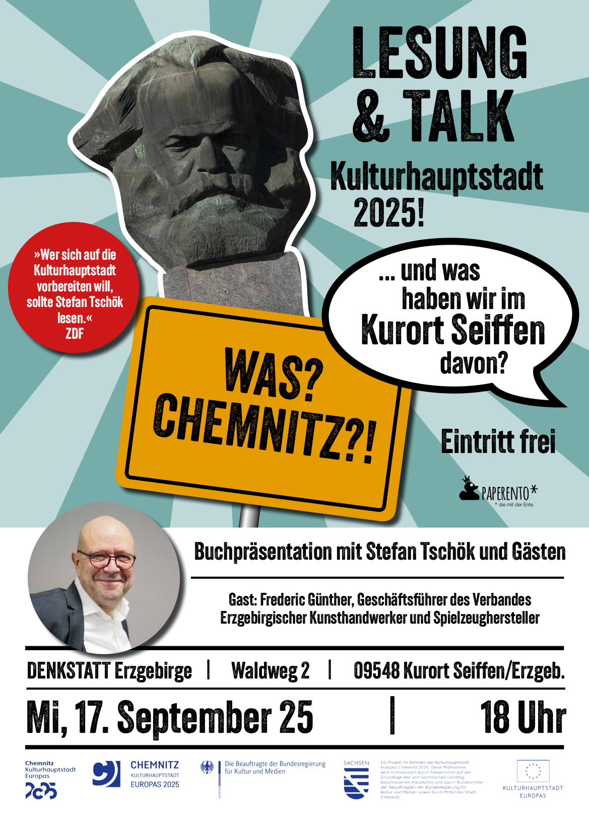 Lesung & Talk in der Denkstatt 9