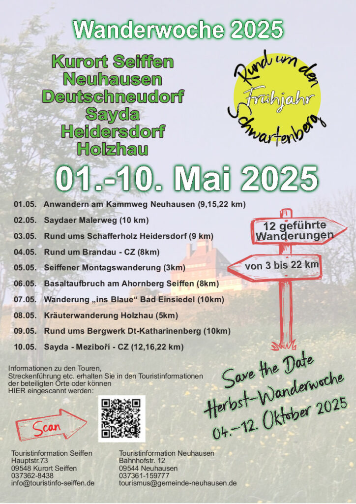 Rund um den Schwartenberg vom 01.-10.Mai 2025 2 Rund um den Schwartenberg vom 01.-10.Mai 2025 1