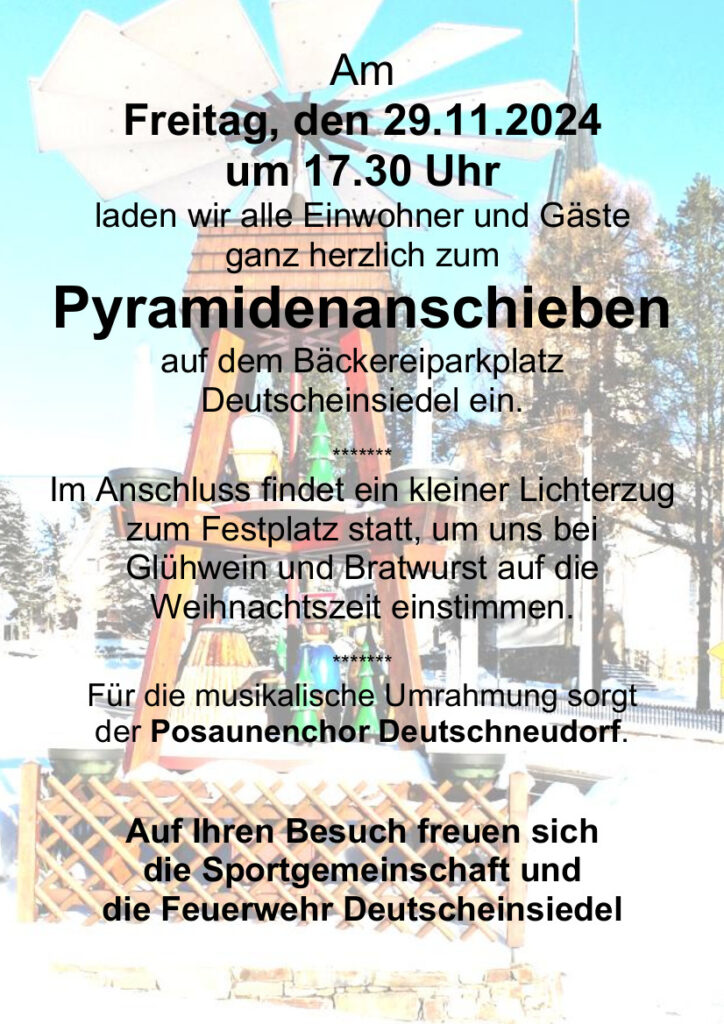 Pyramiden anschieben 2