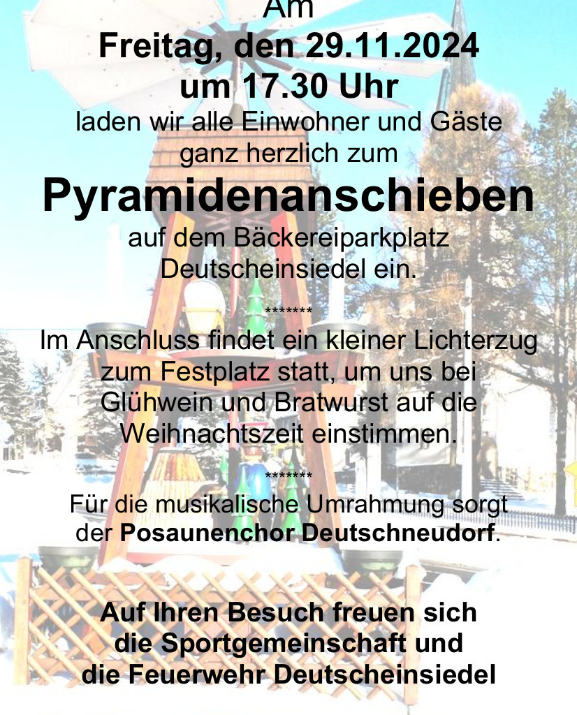 Pyramiden anschieben 2