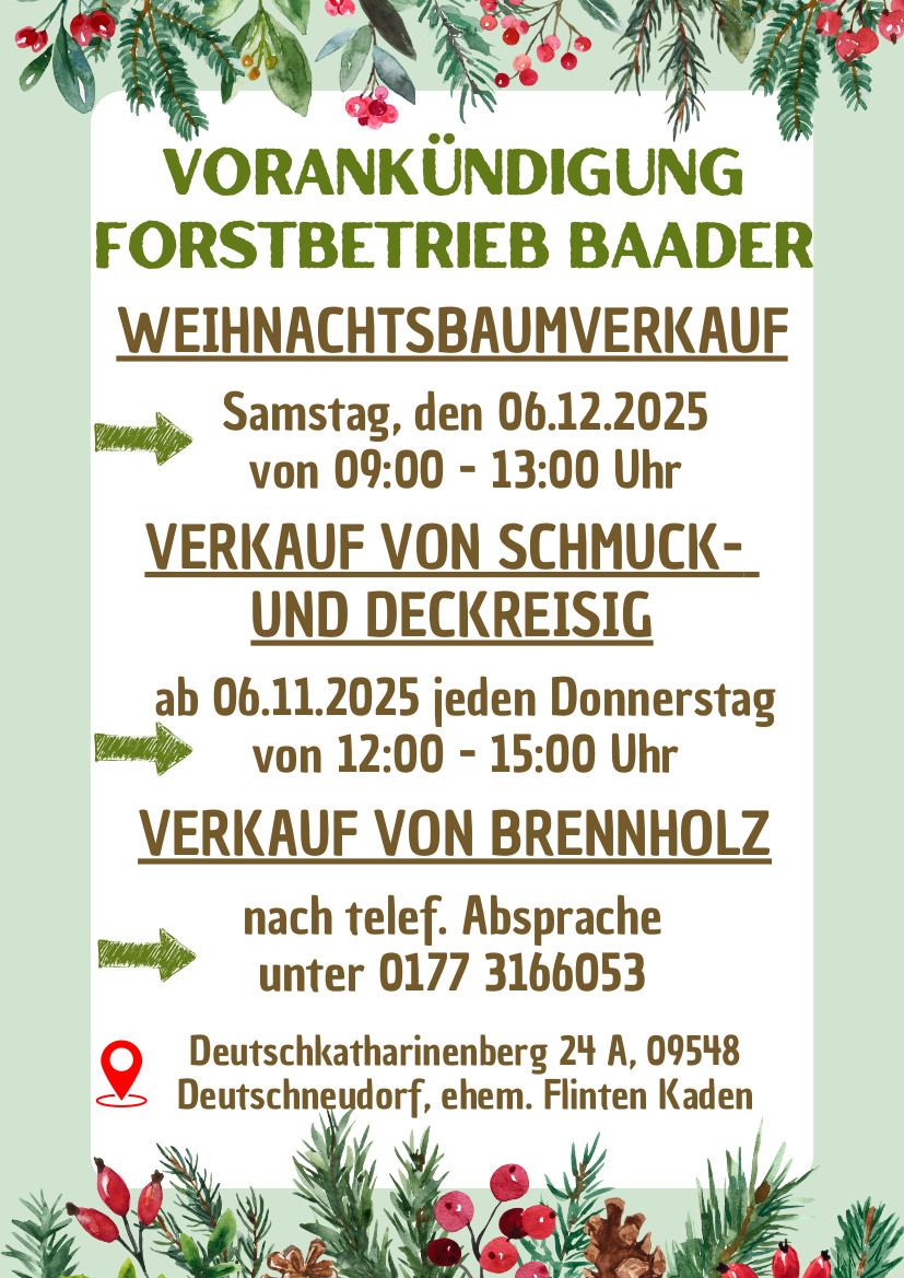 Reisigverkauf ab 06.November 2025 1