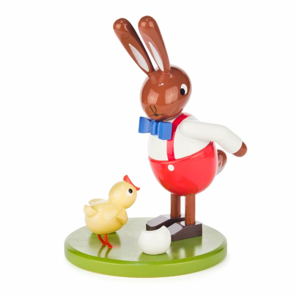 Hase mit kleinem Kücken 1 Hase mit kleinem Kücken 1