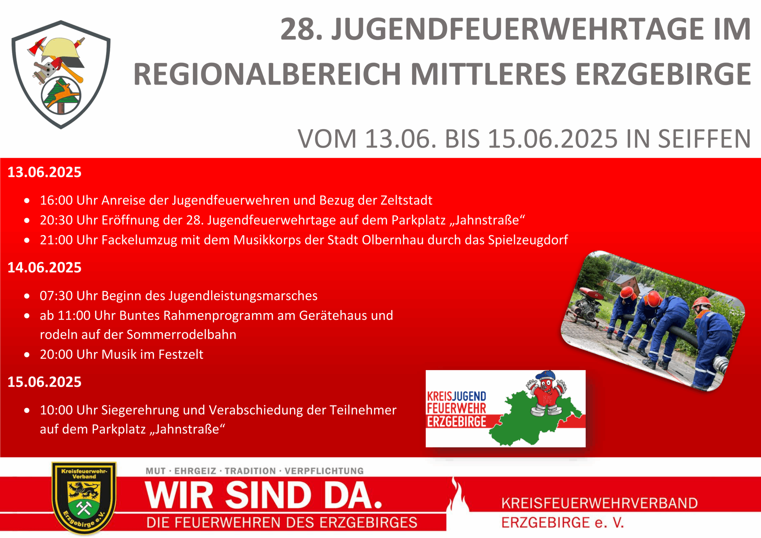 28. Jugendfeuerwehrtage im Regionalbereich Mittleren Erzgebirge @ Gerätehaus Feuerwehr