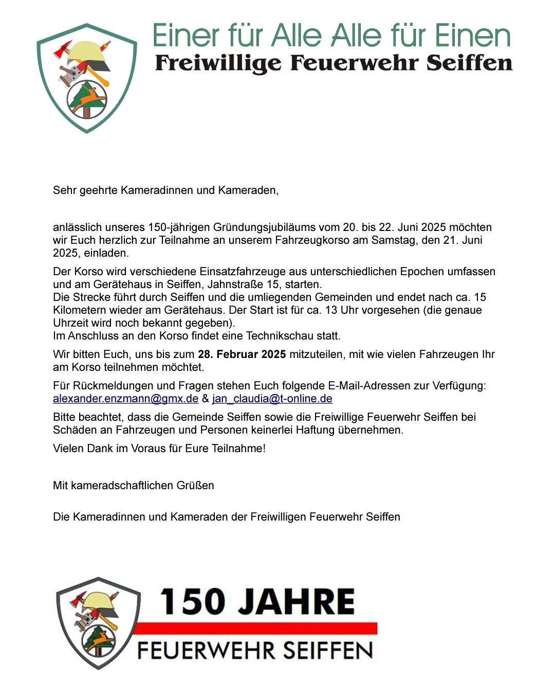 150 Jahre Freiwillige Feuerwehr Seiffen 3