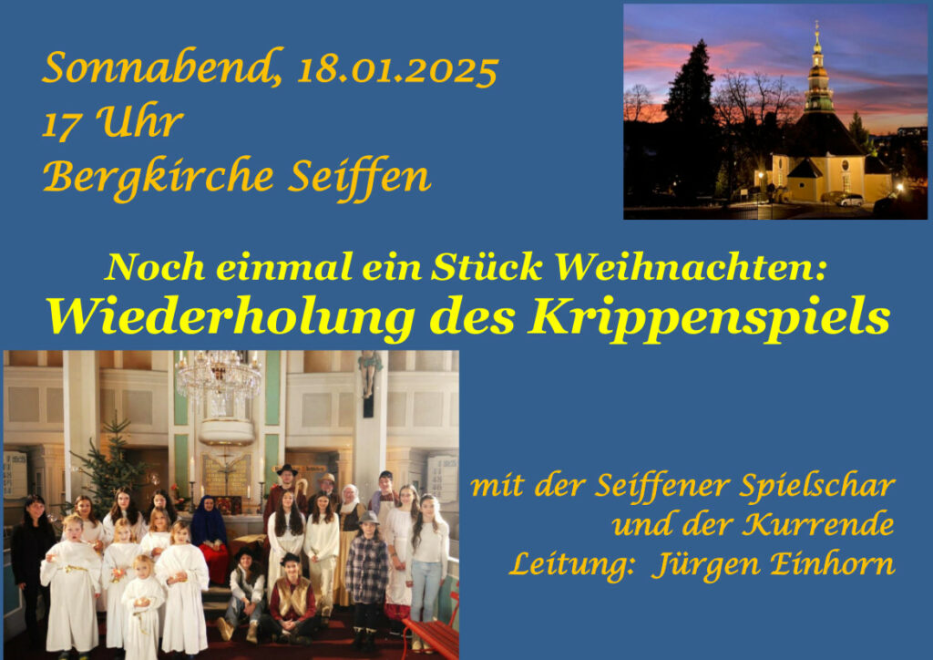 Krippenspiel in der Bergkirche 18.Januar 2025 1