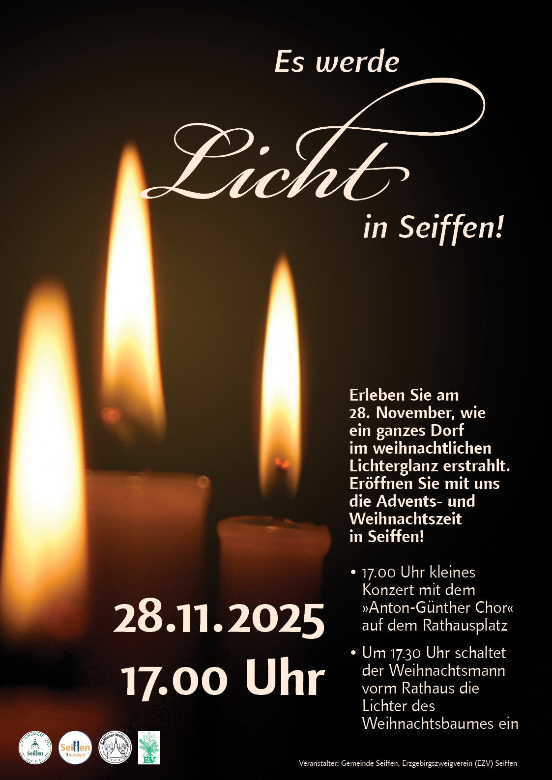 Lichteranzünden auf dem Rathausplatz 1