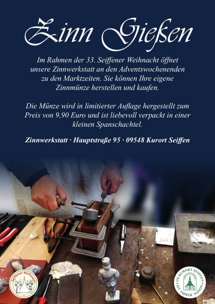 Zinnwerkstatt zur Seiffener Weihnacht 1