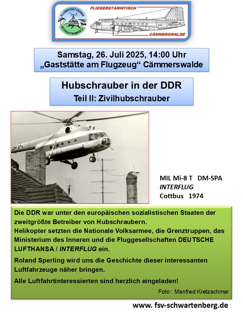 Fliegerstammtisch in Cämmerswalde 1
