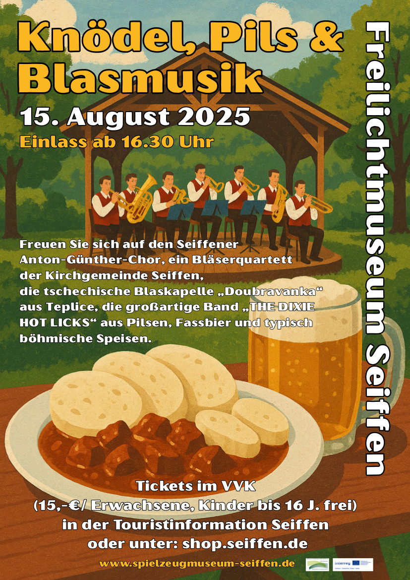 „Knödel, Pils & Blasmusik“ im Freilichtmuseum Seiffen 1