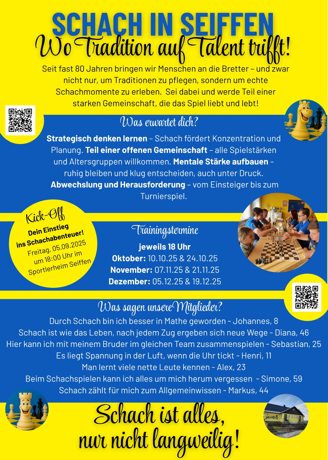 Schach Trainingstermine 2