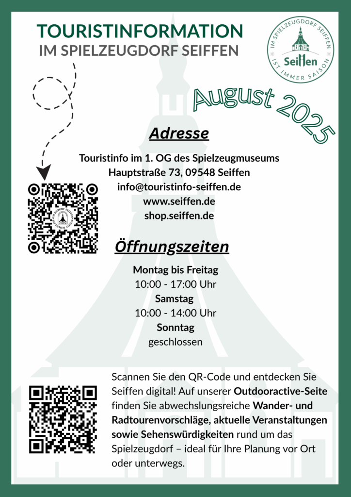 Veranstaltungen im Spielzeugdorf für August 7