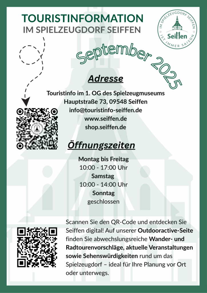 Veranstaltungen im Spielzeugdorf für September 7