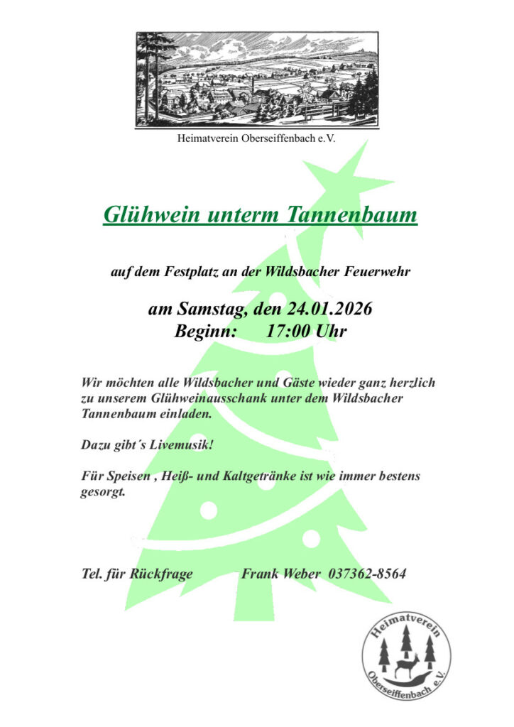 Glühwein unterm Tannenbaum am 1.Januar 2026 1