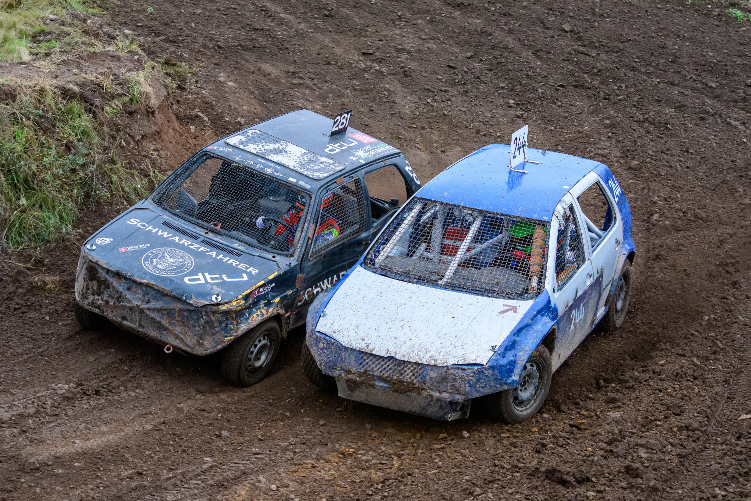 19.Crash-Car Rennen am Reicheltberg