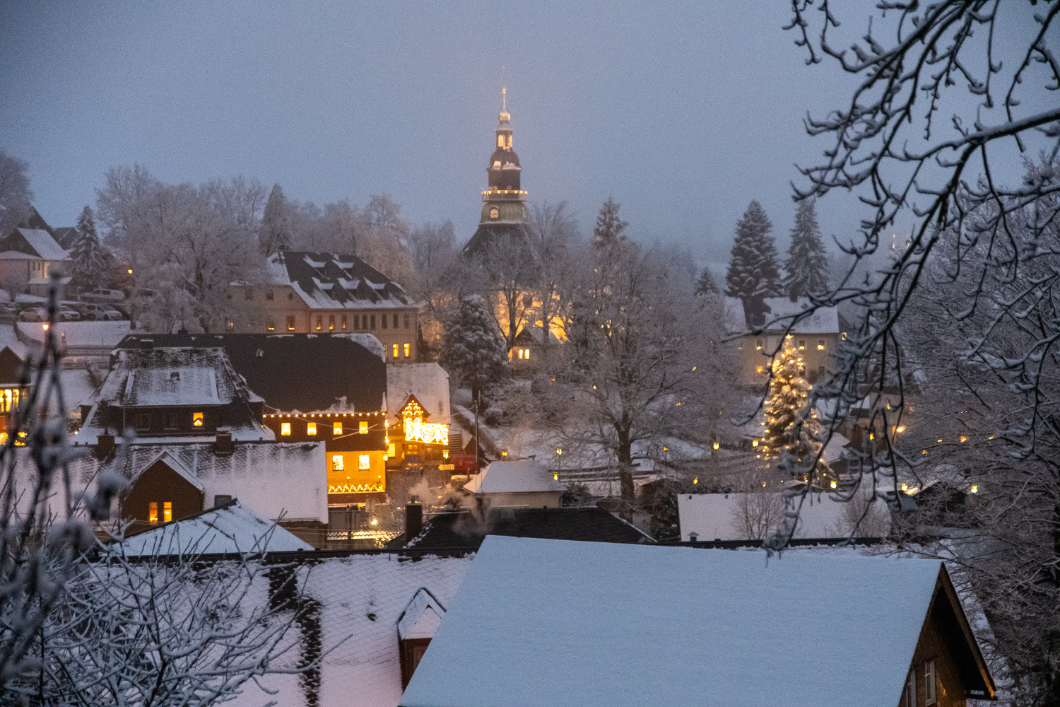 Adventsauftakt in der Bergkirche mit den Bergsängern Geyer