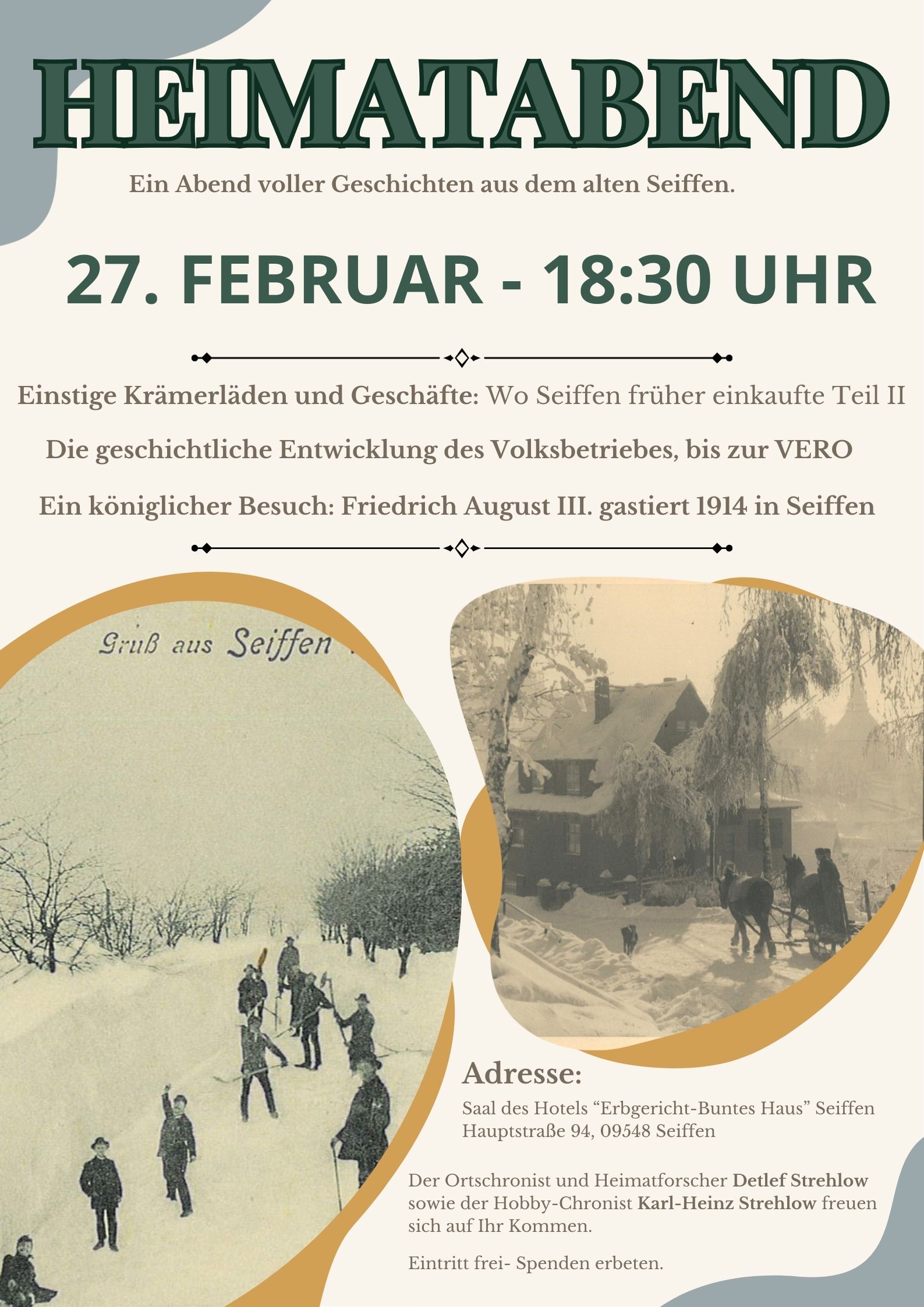 Heimatabend mit den Brüdern Strehlow 27.Februar 2026 1 Heimatabend mit den Brüdern Strehlow 27.Februar 2026 1