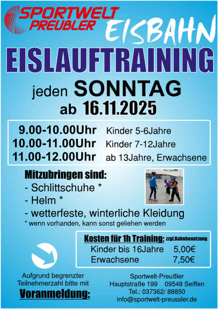 Eisbahn und Eislaufen Sportwelt Preußler 2 Eisbahn und Eislaufen Sportwelt Preußler 2