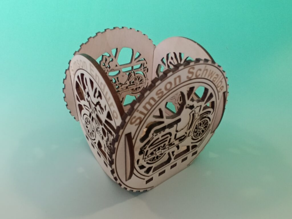 Teelichtkerzenhalter Simson Schwalbe 1 Teelichtkerzenhalter Simson Schwalbe 1