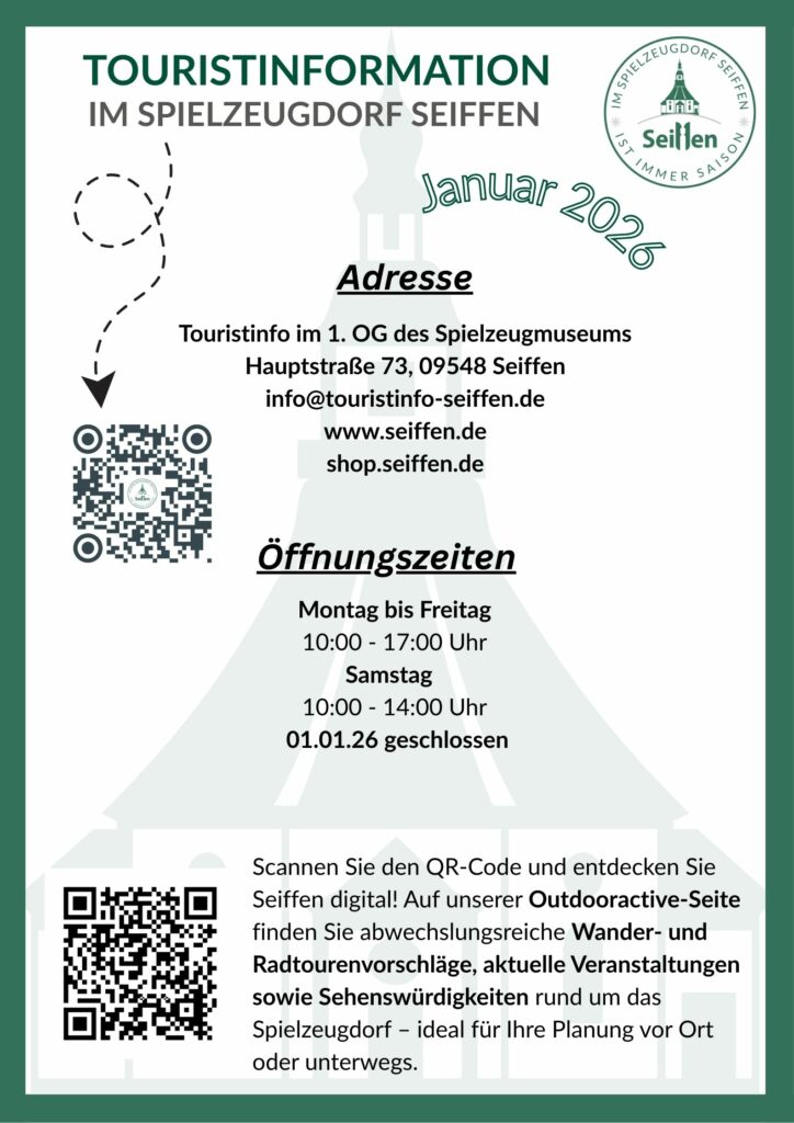 Veranstaltungen im Spielzeugdorf für Januar 6