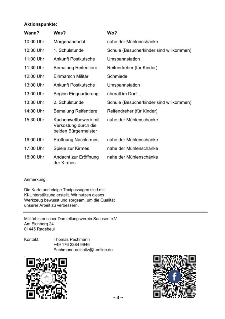 Auf Zeitreise ins 19. Jahrhundert am 05.September 2026 5