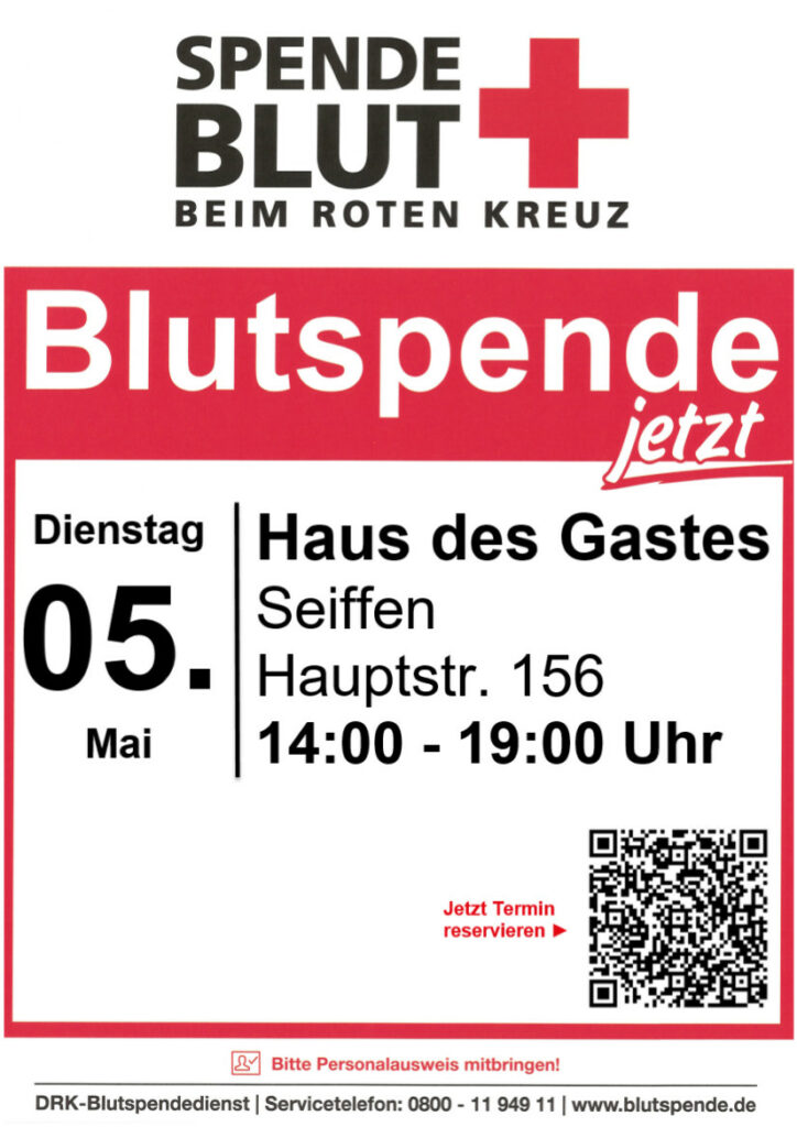 DRK Blutspende am 5.Mai 2026 1