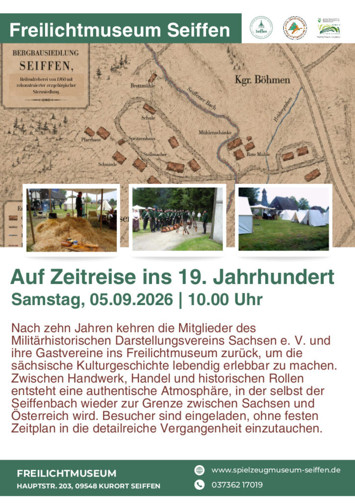 Auf Zeitreise ins 19. Jahrhundert am 05.September 2026 1