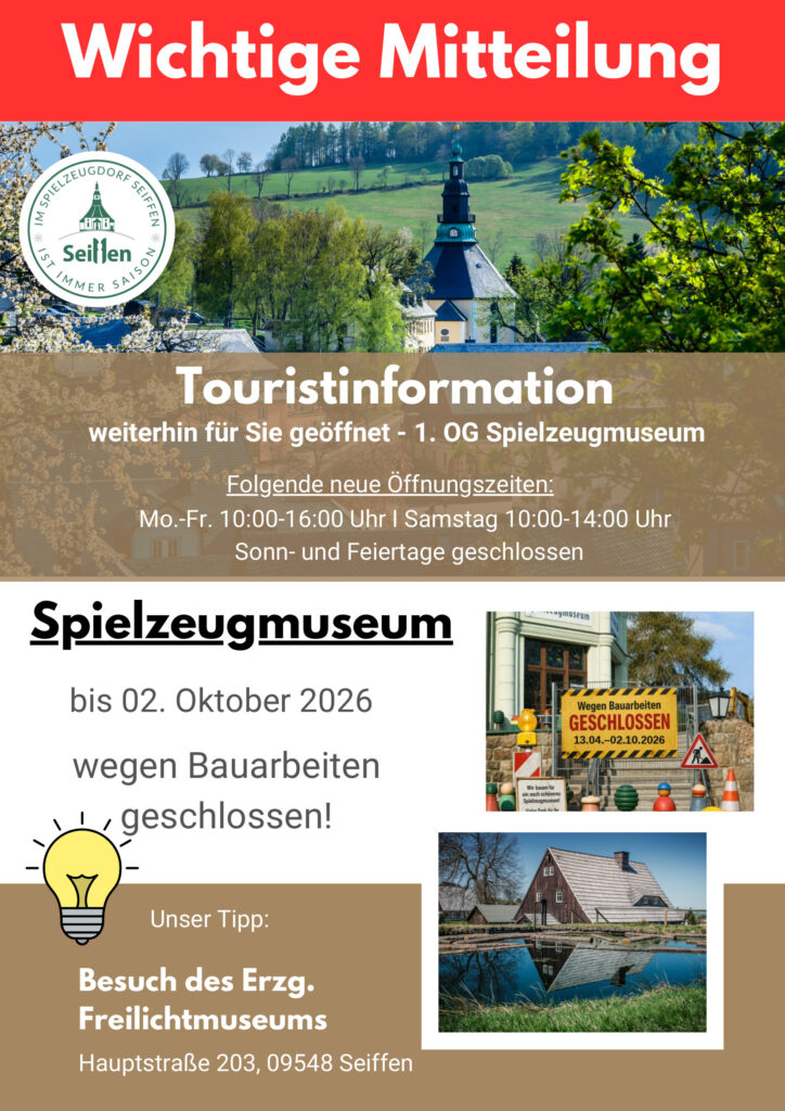 Schließung des Spielzeugmuseums ab 13.April 2026 1 Schließung des Spielzeugmuseums ab 13.April 2026 1