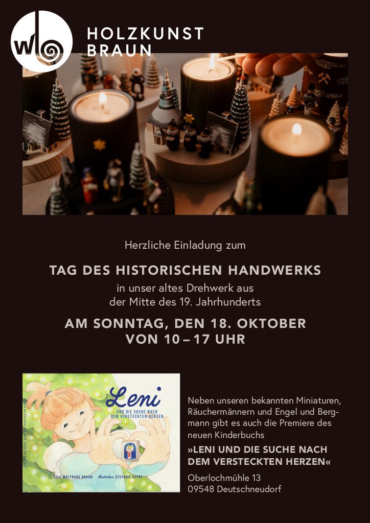 27.Tage des traditionellen Handwerks im Erzgebirge 17.-18.Oktober 2026 2